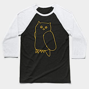 Golden Owl Baseball T-Shirt